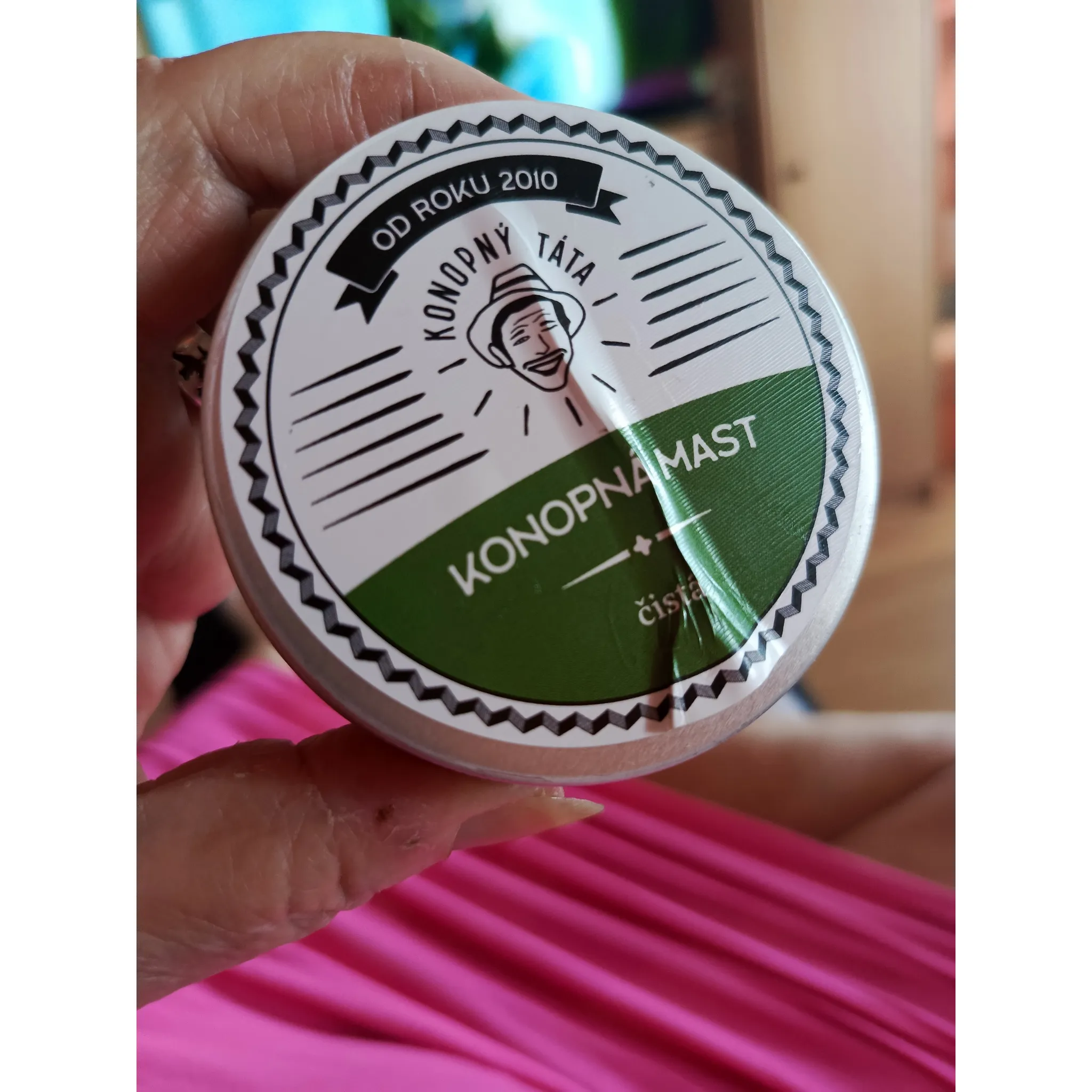 Fotografie 4 - Bylinná léčivá mast Konopný táta Konopná čistá mast 15 ml