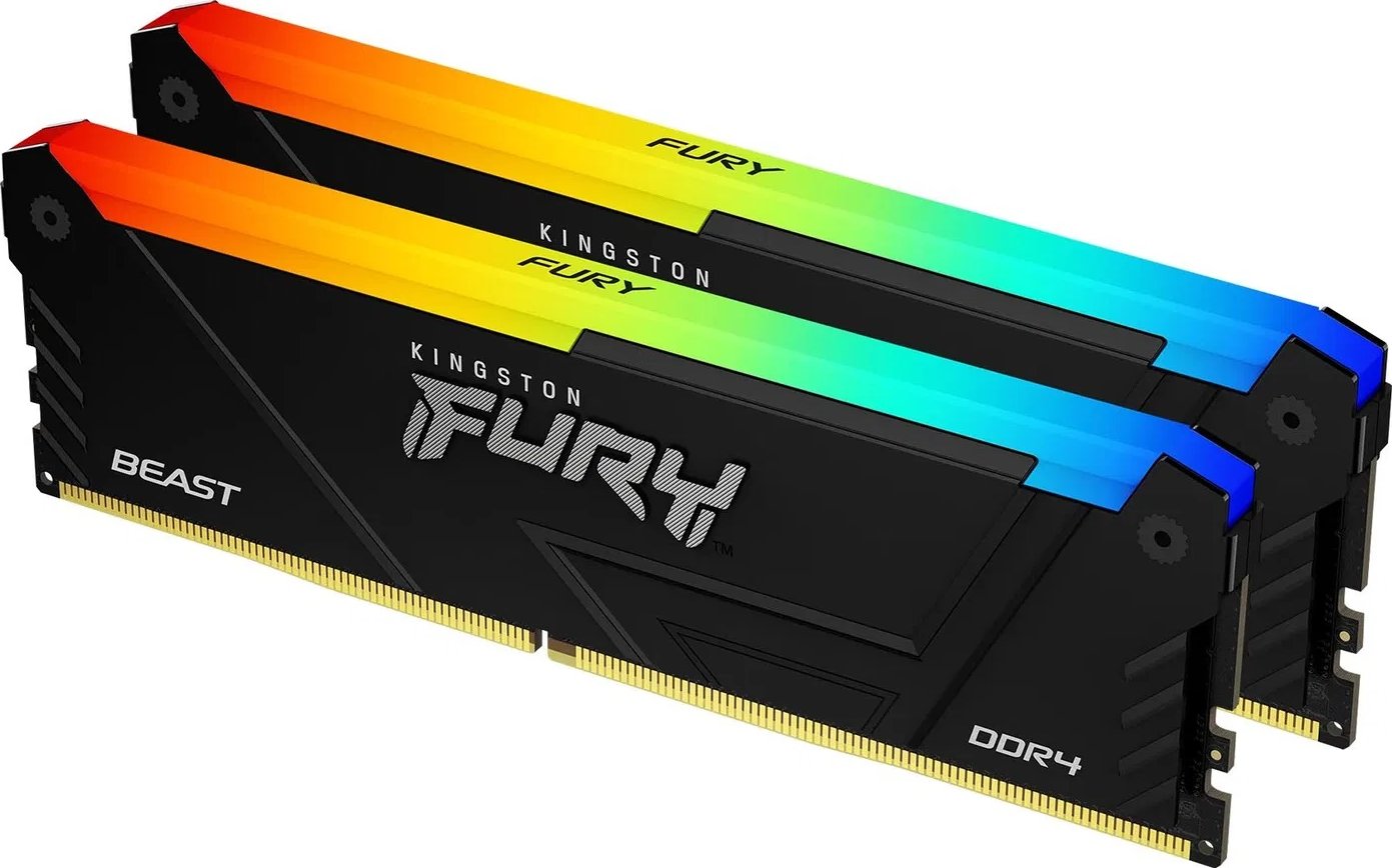 Paměť Kingston FURY 32GB KIT DDR4 3200MHz CL16 Beast Black RGB