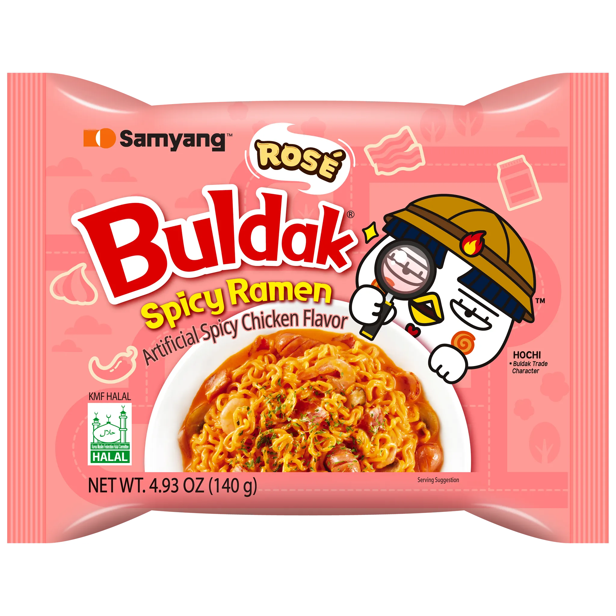 Fotografie 1 -  Samyang Foods Ramen Hot Chicken 140 g Rosé