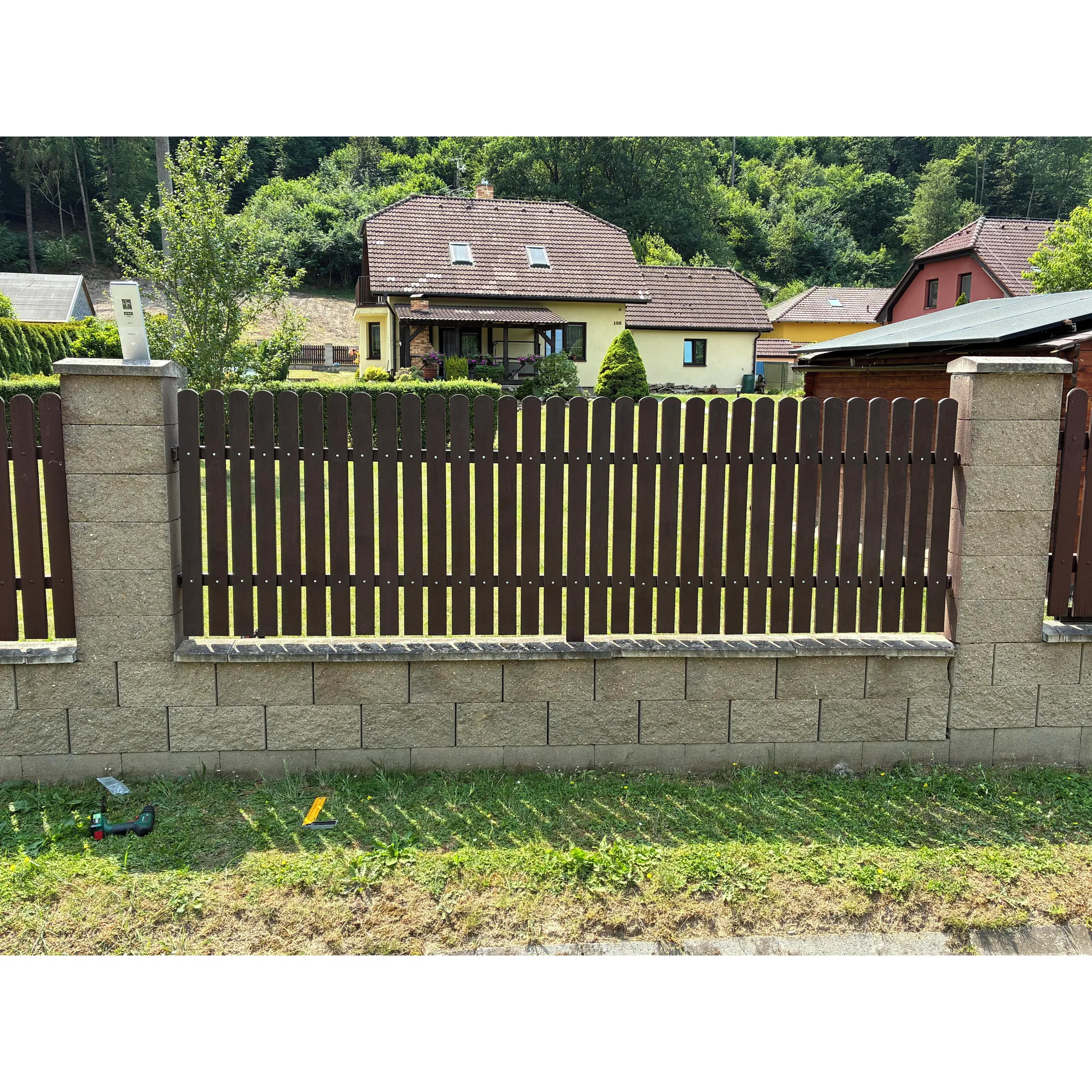 Fotografie 2 - Plotovka Transform 36052 půlkulatá 78 x 21 x 1500 mm