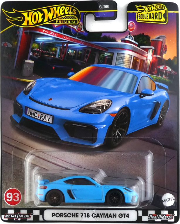 Hot Wheels Premium Boulevard Porsche 718 Cayman GT4