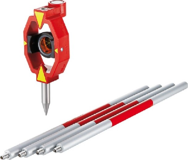 Leica Geosystems GMP111-0 BASICset-minihranol GMP105, držák GHT111 a tyčka GLS115
