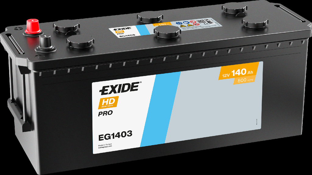 Exide HD PRO 12V 140Ah 800A EG1403 nabitá autobaterie + Tableta do ostřikovačů (2 ks) + možný výkup staré baterie při doručení nebo v prodejně Jinočany