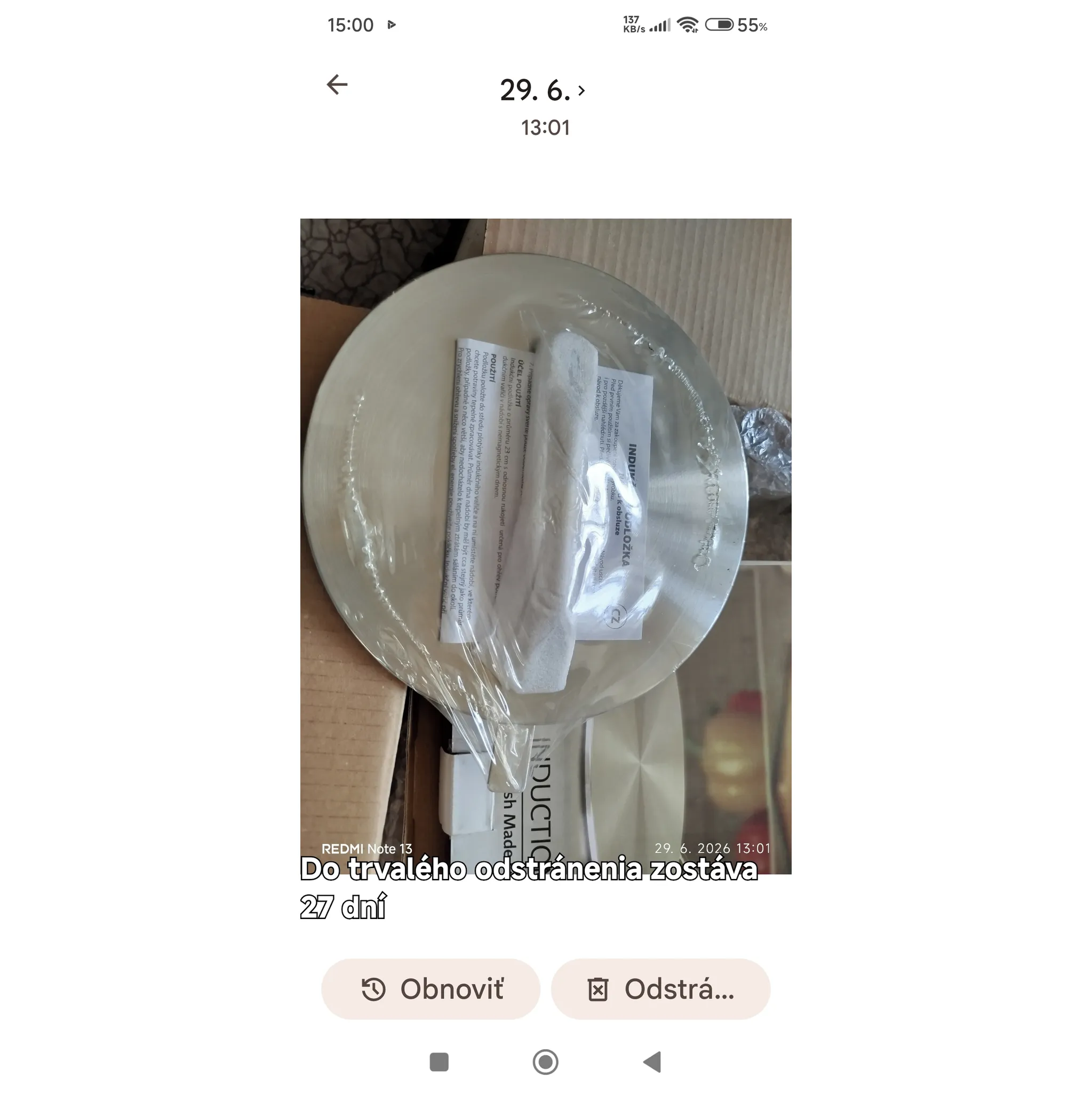 Fotografie 6 - Podložka pod hrnec De Gusto Indukční podložka IP23 23 cm
