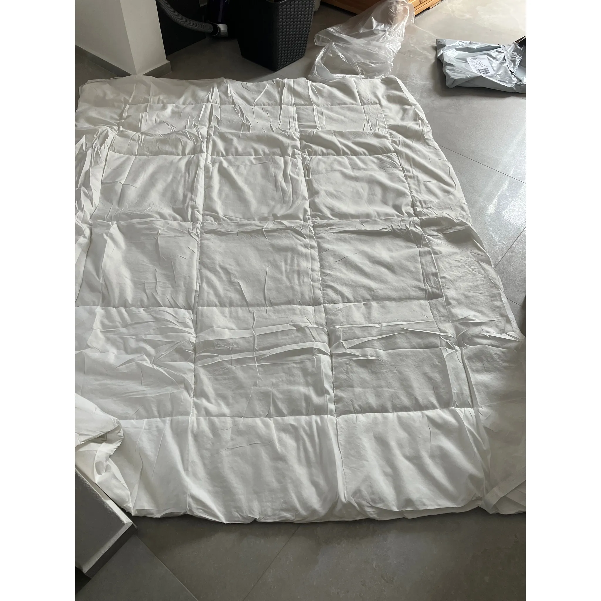 Fotografie 6 - Chránič matrace Ochranná podložka na matraci 27356 bílá 160 x 200 cm