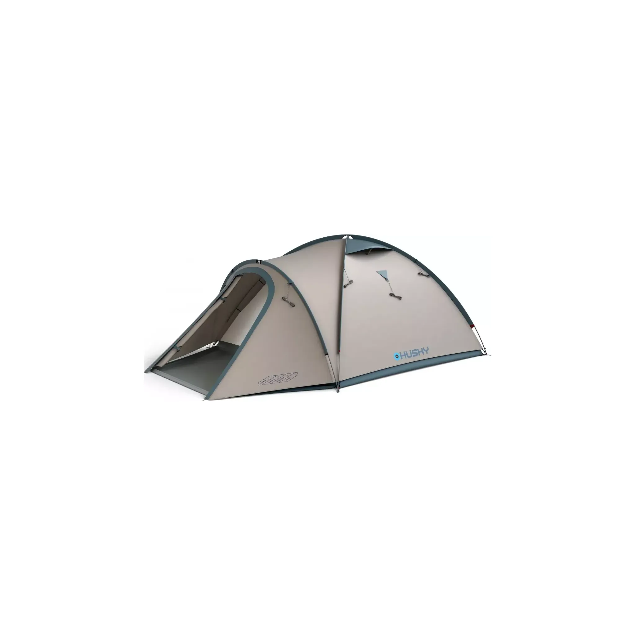 Fotografie 2 - Stan Husky Outdoor Bizon 4 Classic světle šedý