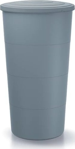 Sud na dešťovou vodu – Smooth 200 l (š. 60 cm × d. 60 cm × v. 107 cm), šedá
