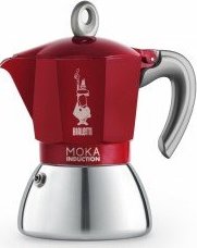 Bialetti Moka Induction 6 šálků červená