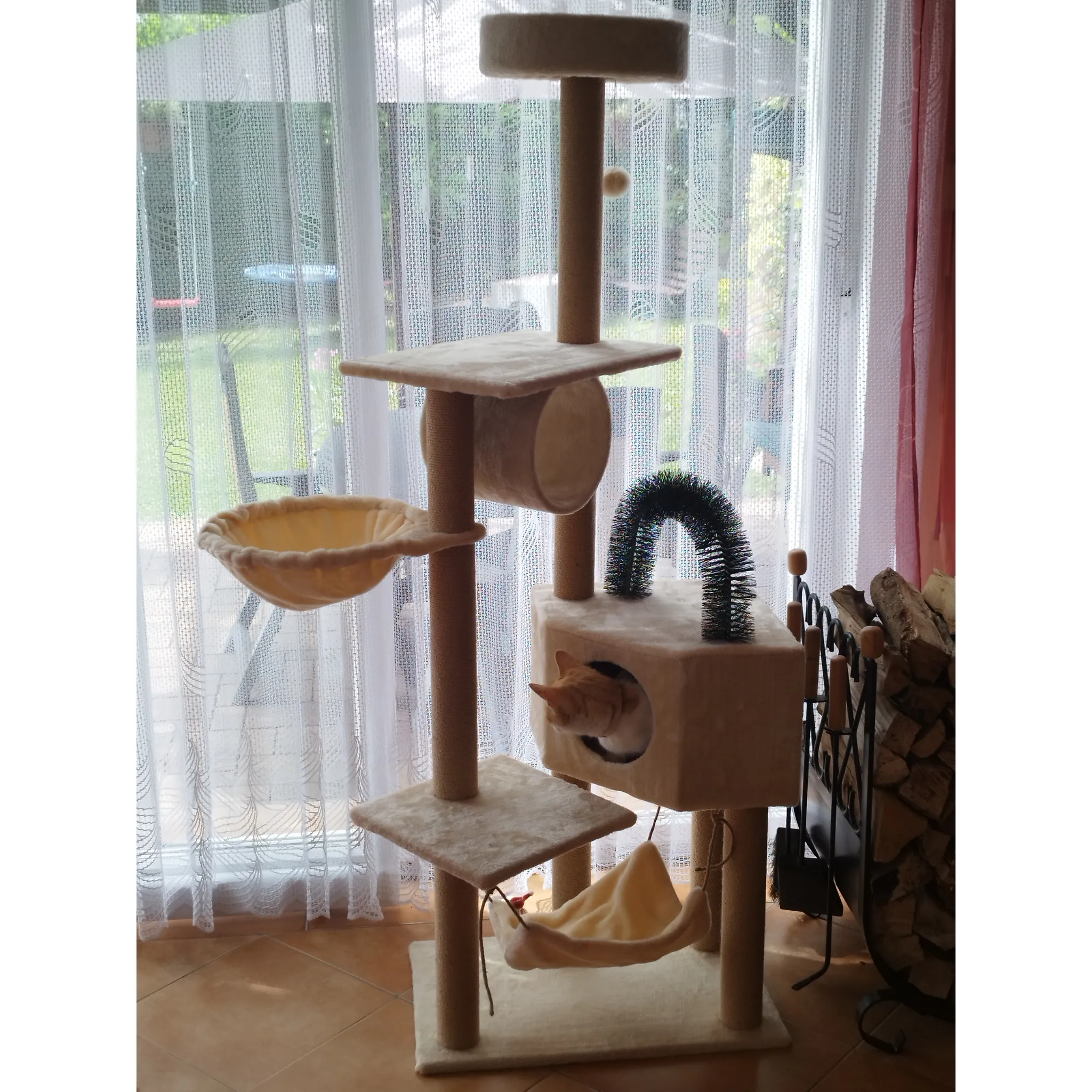 Fotografie 7 -  Springos Lux PA1044 154 cm béžové