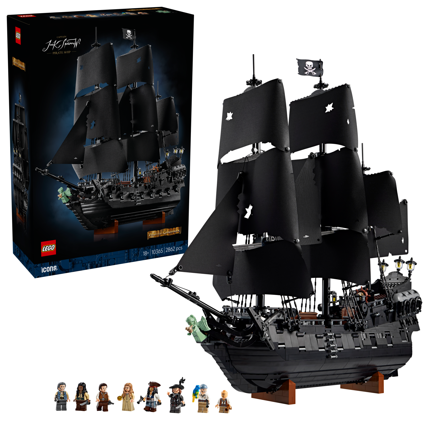 LEGO® Icons 10365 Pirátská loď kapitána Jacka Sparrowa