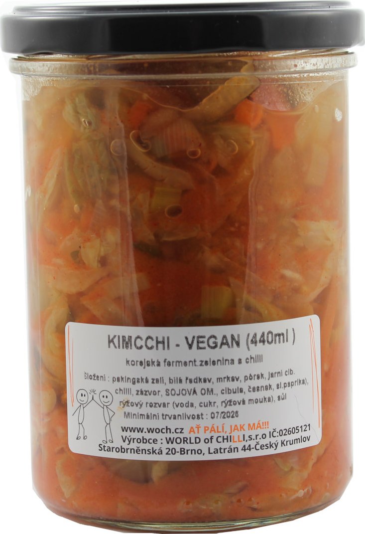 Kimči VEGAN 440ml - WORLD of CHILLI,s.r.o.
