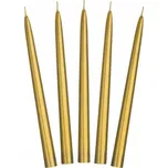 PartyDeco Kónická svíčka 24 cm 10 ks