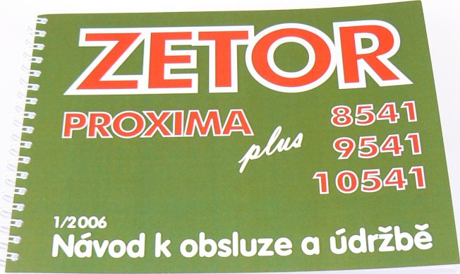 Návod k obsluze 8541-10541 PROXIMA PLUS 222212421