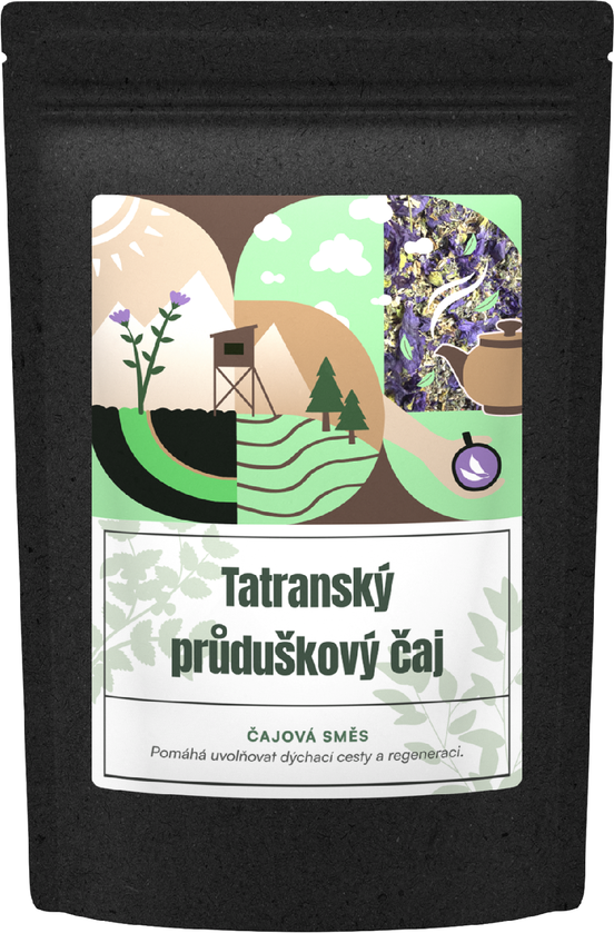 Tatranský průduškový čaj - Bylinný čaj Velikost balení: 50 g
