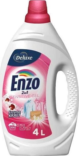 Deluxe Enzo Sensitiv gel na praní XXL 100 Pracích cyklů