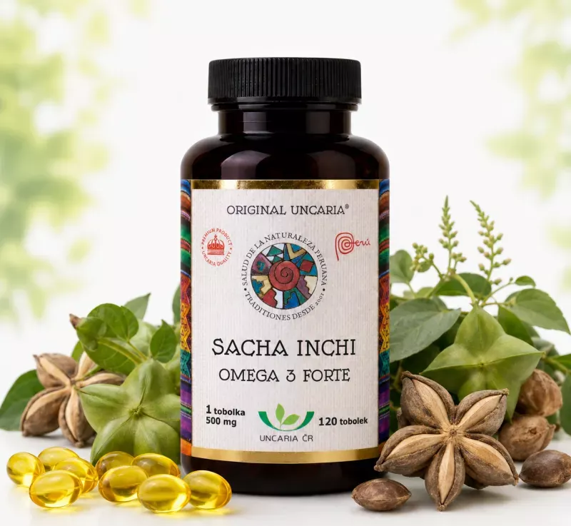 Uncaria ČR | Sacha Inchi Omega 3 Forte 120 tobolek