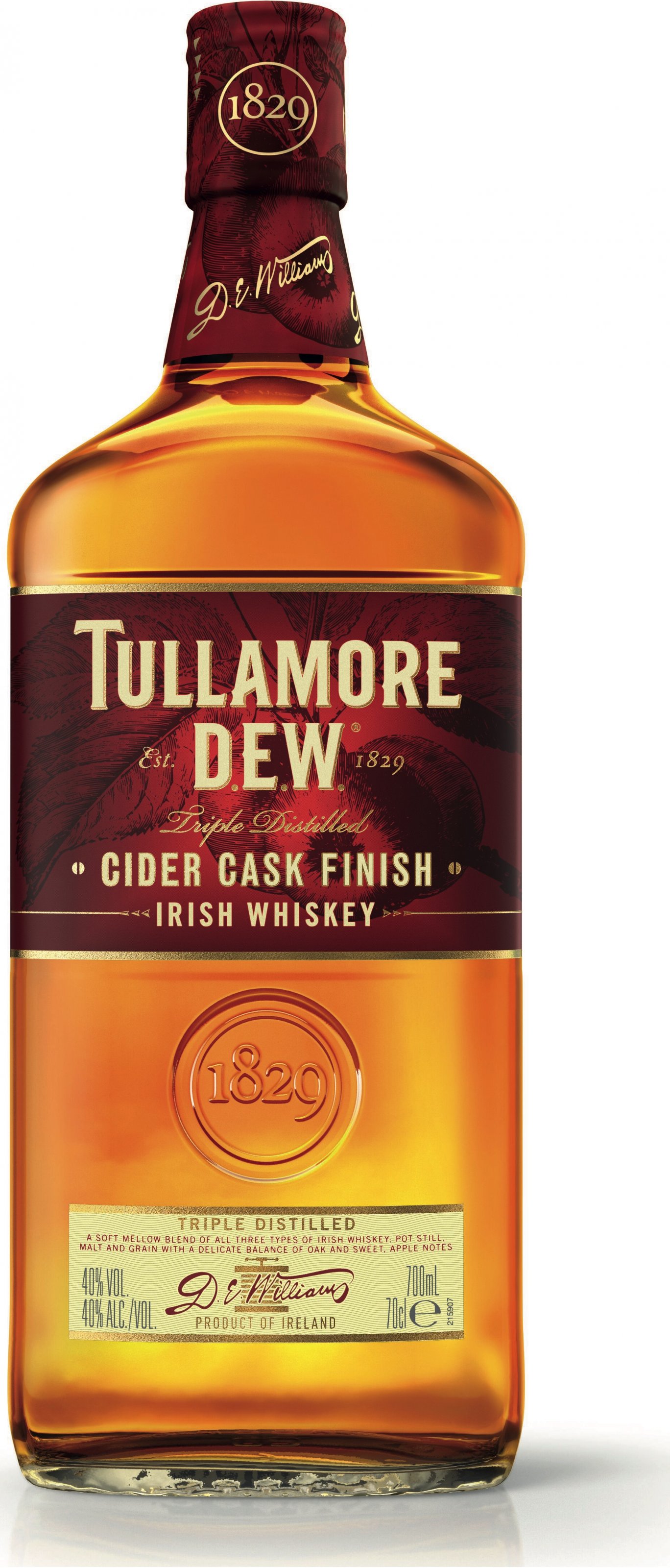 Tullamore D.E.W. Cider Cask 40% 0,7 l (holá láhev)