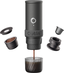 Outin Mino Portable Electric Espresso Machine - Space Grey