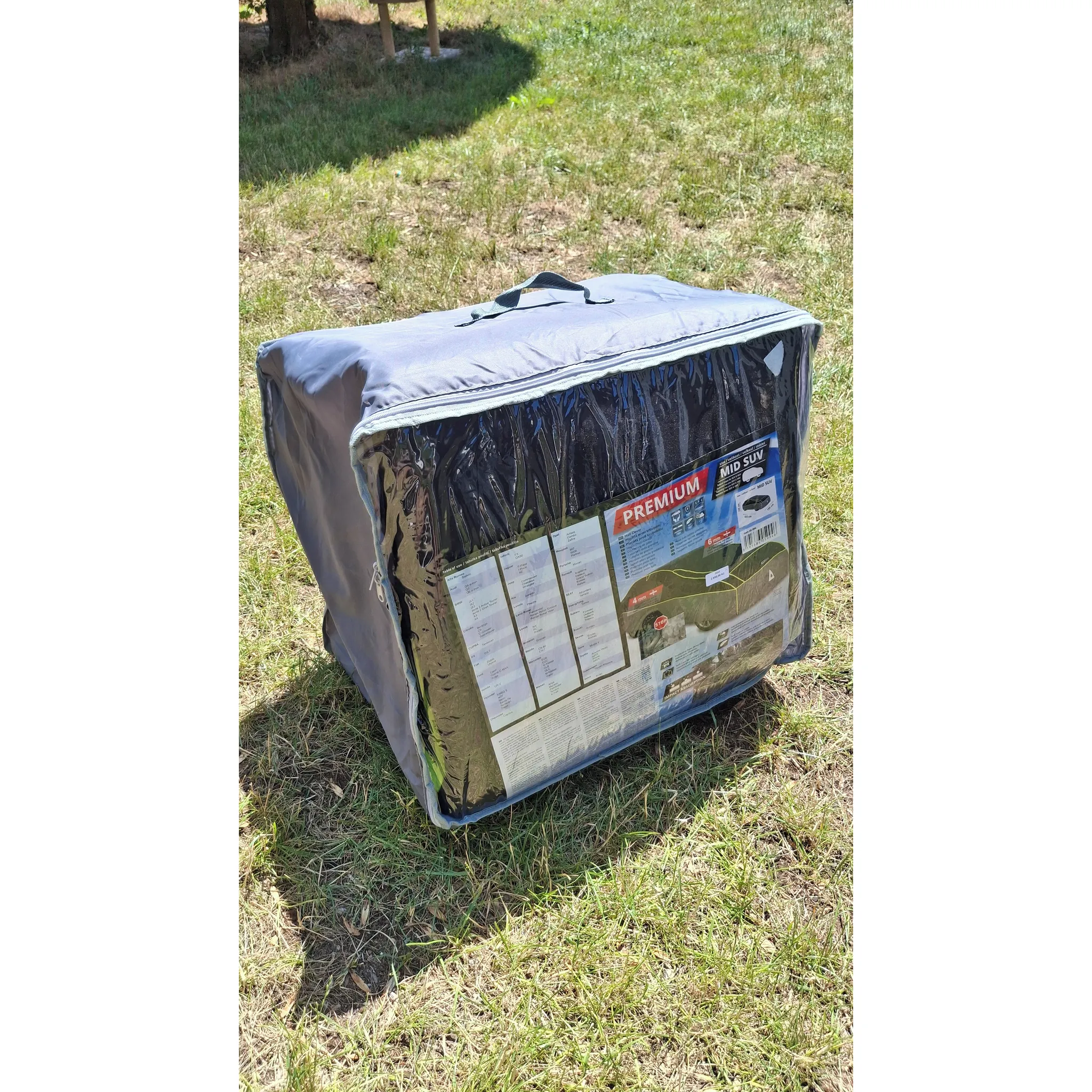 Fotografie 6 - Plachta na motorové vozidlo Compass Premium ochranná plachta proti kroupám 570 x 203 x 119 cm