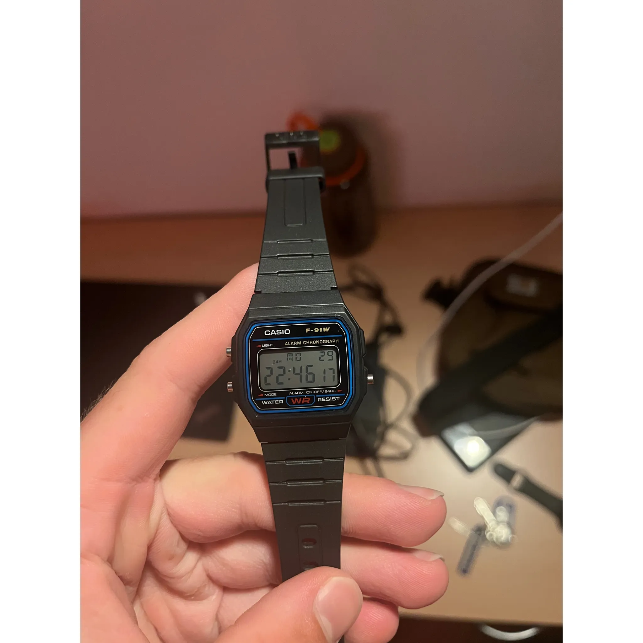 Fotografie 2 - Hodinky Casio F 91-1