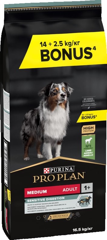 PRO PLAN Adult Medium Sensitive Digestion Lamb 14 kg