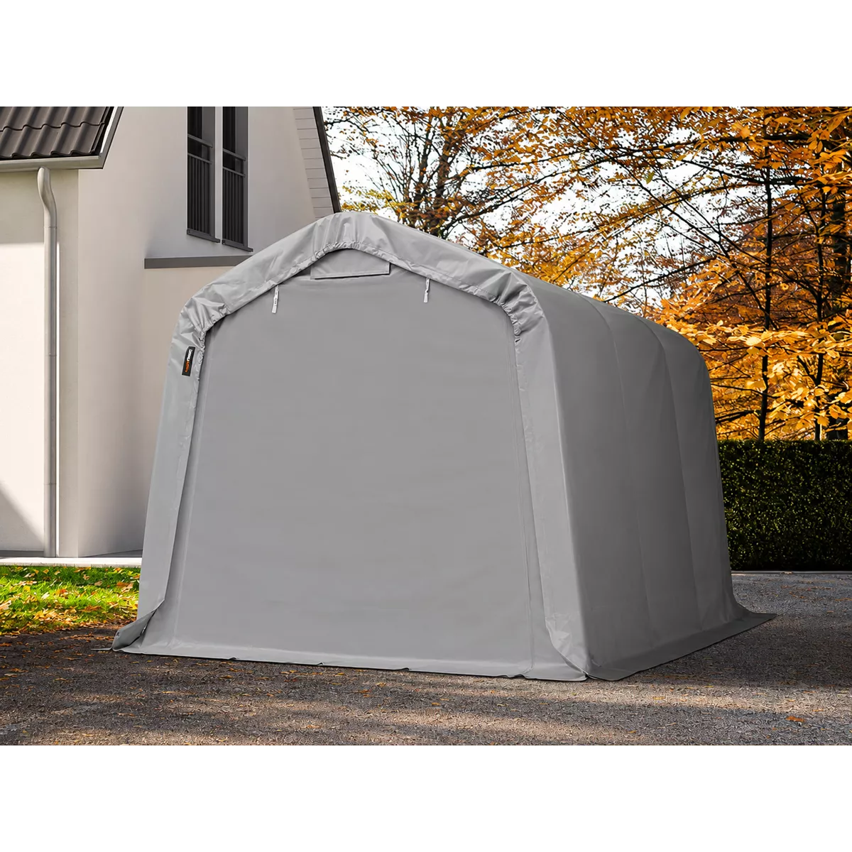 Mobilní garáž PVC 720HD - 2,4x3,6m barva Šedá
