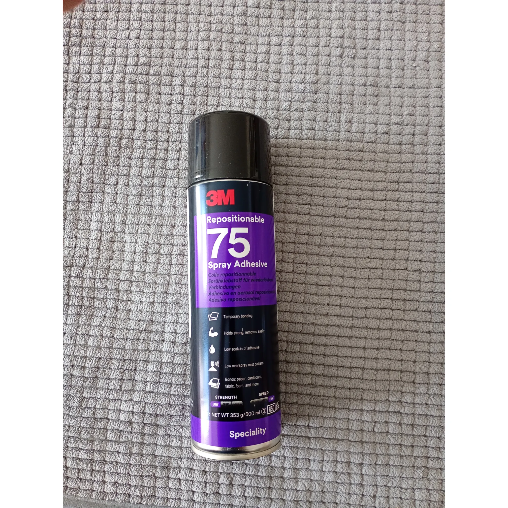 Fotografie 2 - Průmyslové lepidlo 3M Scotch-Weld 75 500 ml