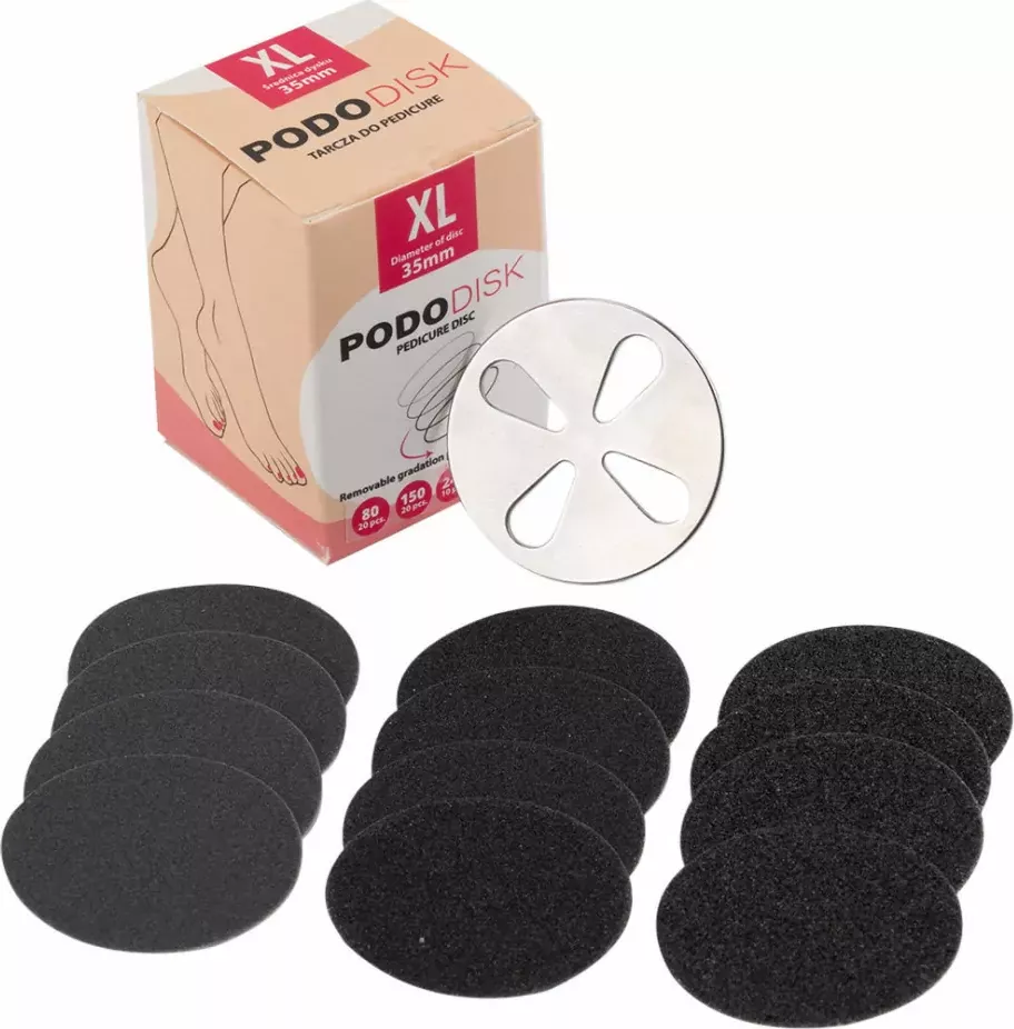 Pododisk na pedikúru - XL 35 mm + 50 ks náhradních brusných kotoučů