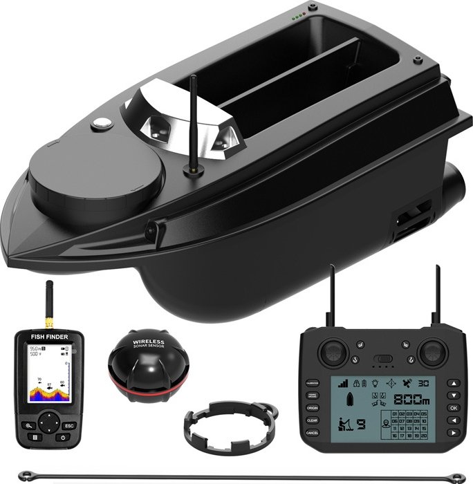 Flytec V030 Fishfinder zavážecí návnadová loďka se sonarem 20000 mAh