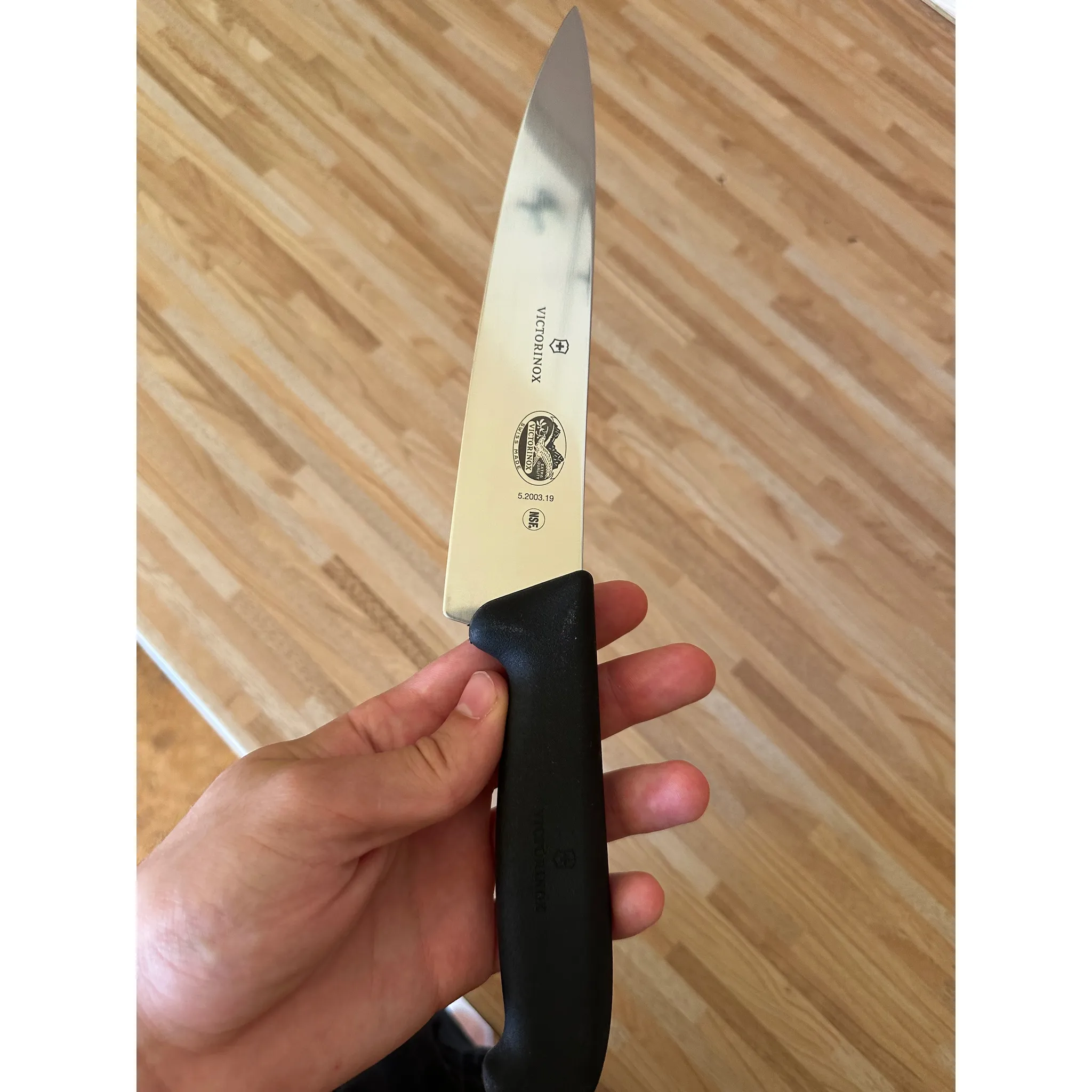 Fotografie 5 - Kuchyňský nůž Victorinox Fibrox kuchařský nůž 19 cm