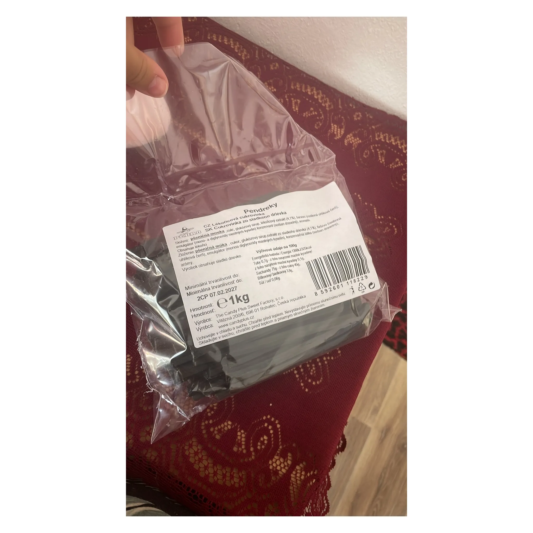 Fotografie 6 - Bonbon Pedro Lékořicové pendreky 1 kg