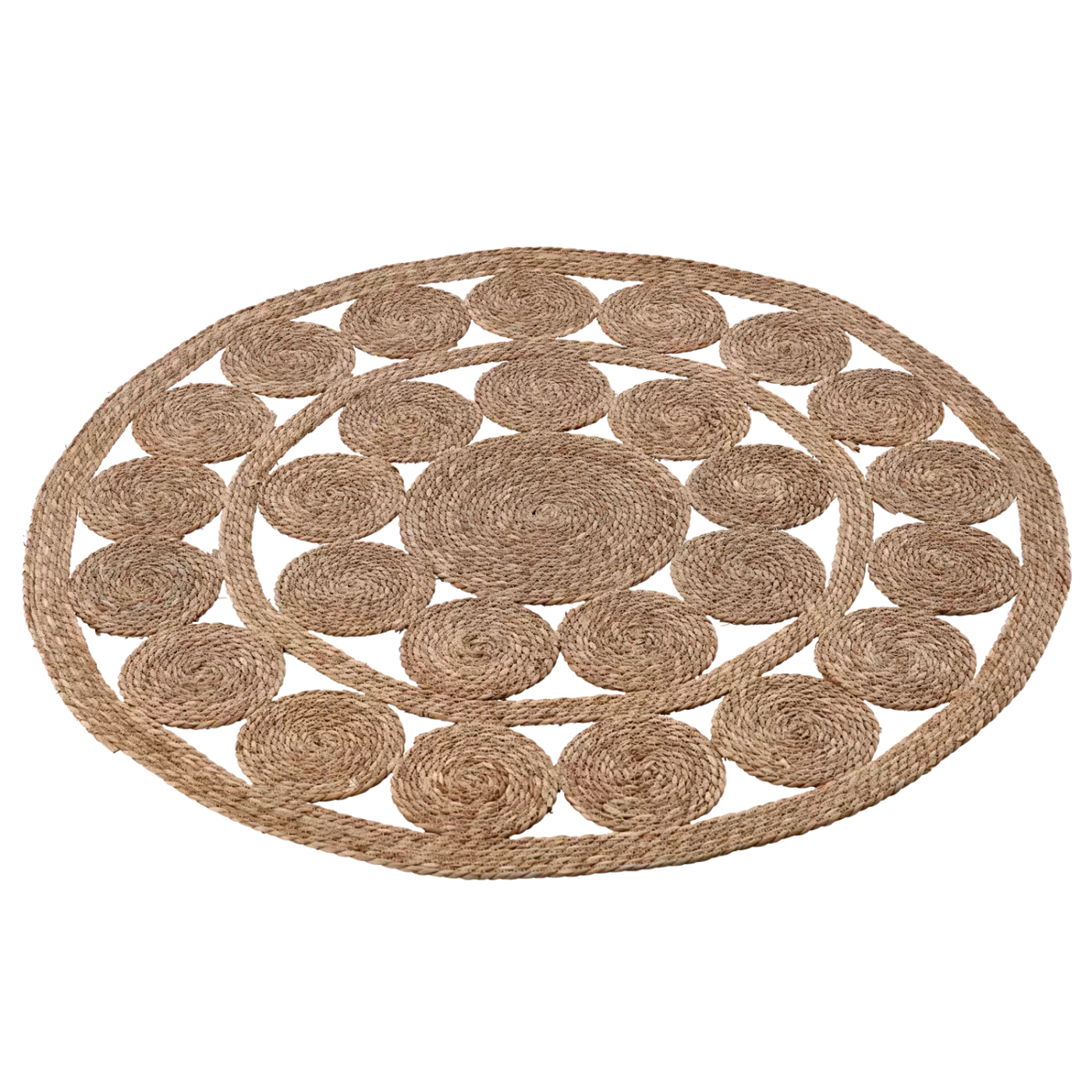 Kulatá rohož z mořské trávy 120 cm