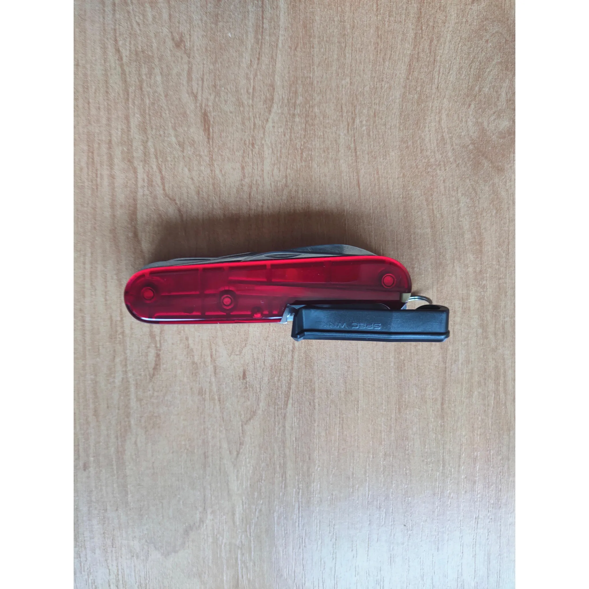 Fotografie 8 - Multifunkční nůž Spec Wrks Kapesní klip SPCW-BLK-01 pro Victorinox a Wenger