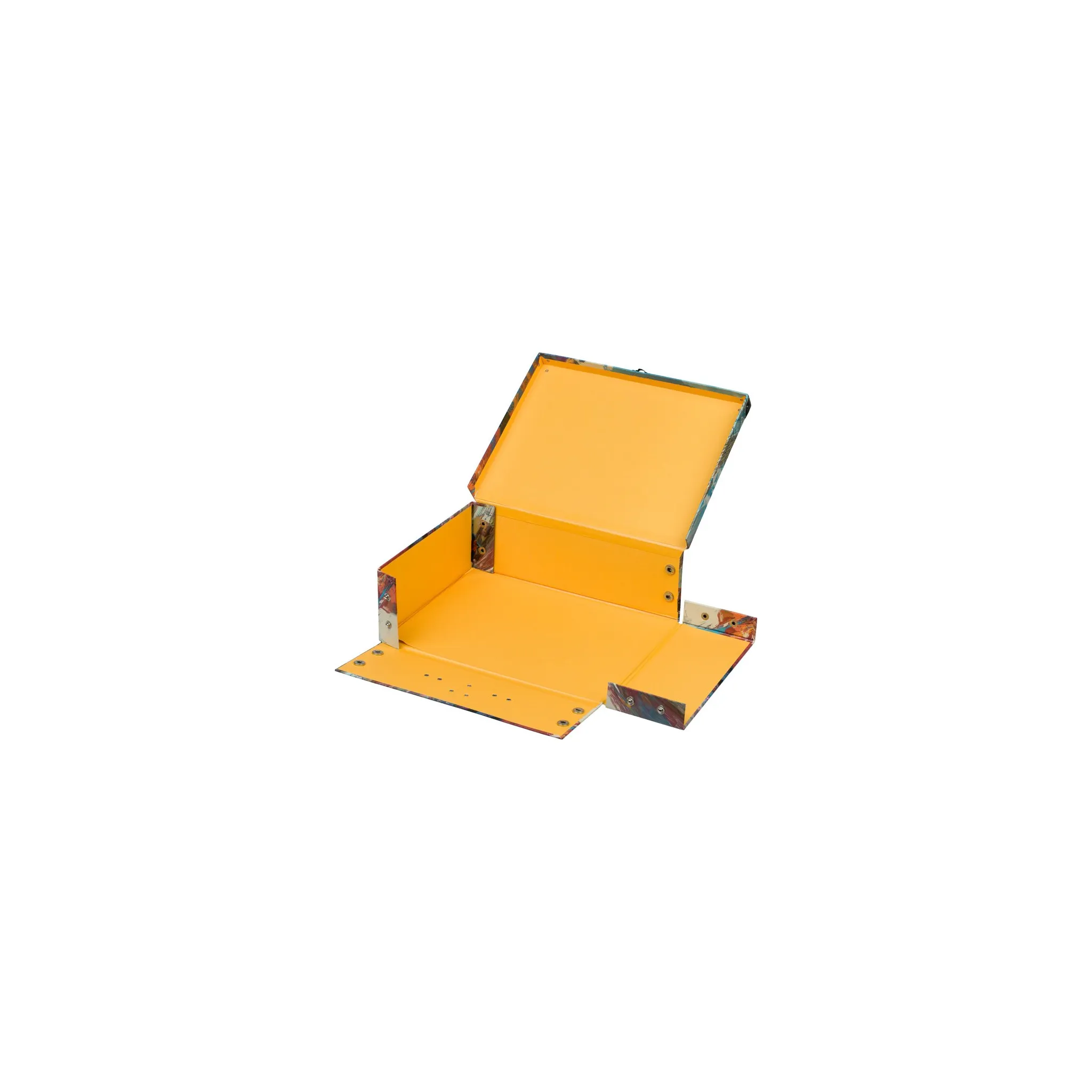 Fotografie 3 - Školní kufřík BAAGL Skládací školní kufřík 32,5 x 26 x 10,5 cm Skatepark s kováním