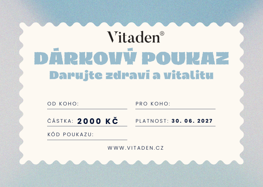 Dárkový poukaz 2000 Kč