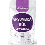 Allnature Epsomská sůl levandule 1 kg