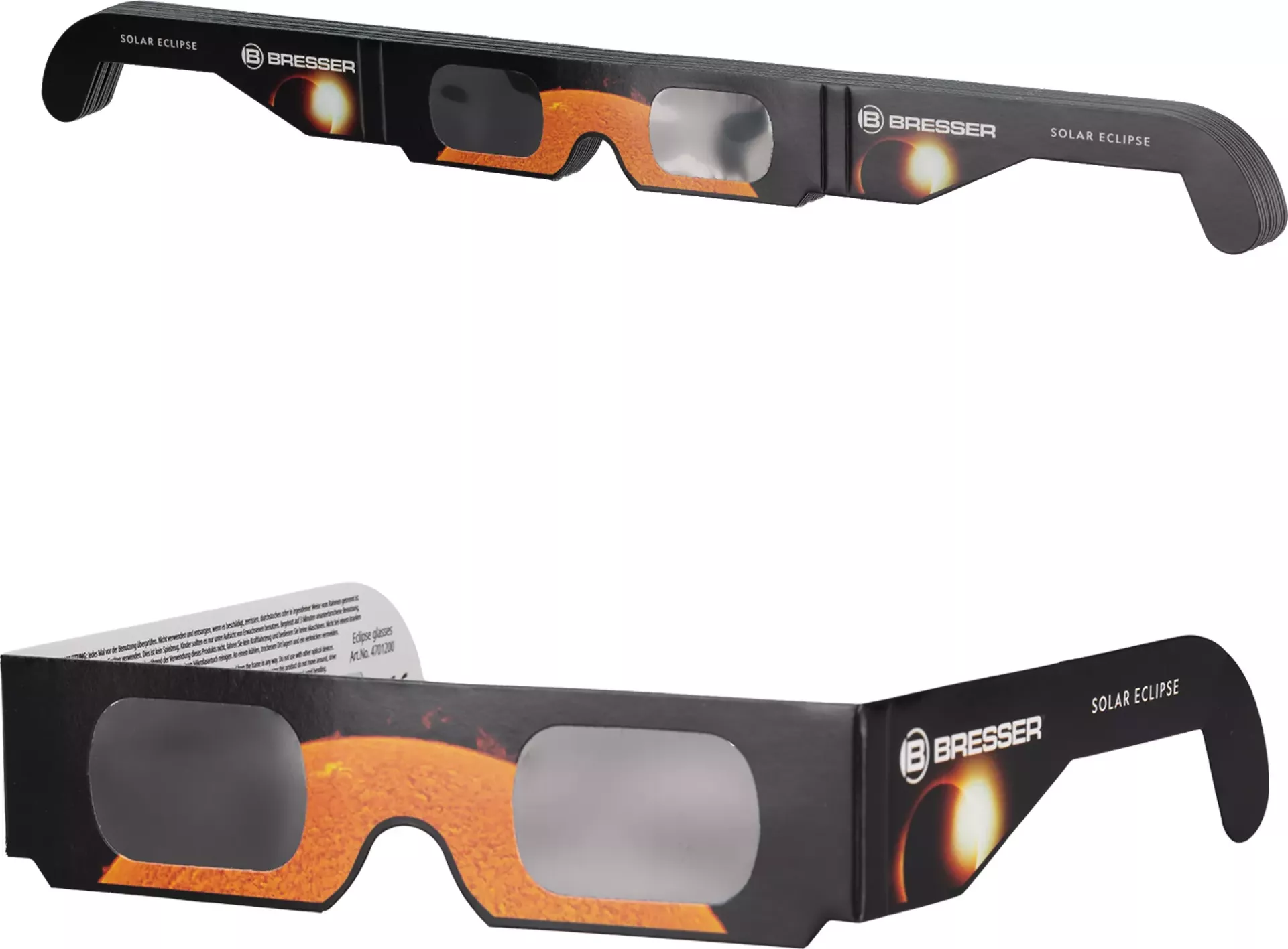 Sluneční filtr "Brýle" Bresser na pozorování Slunce (SOLAR design A) (25ks)