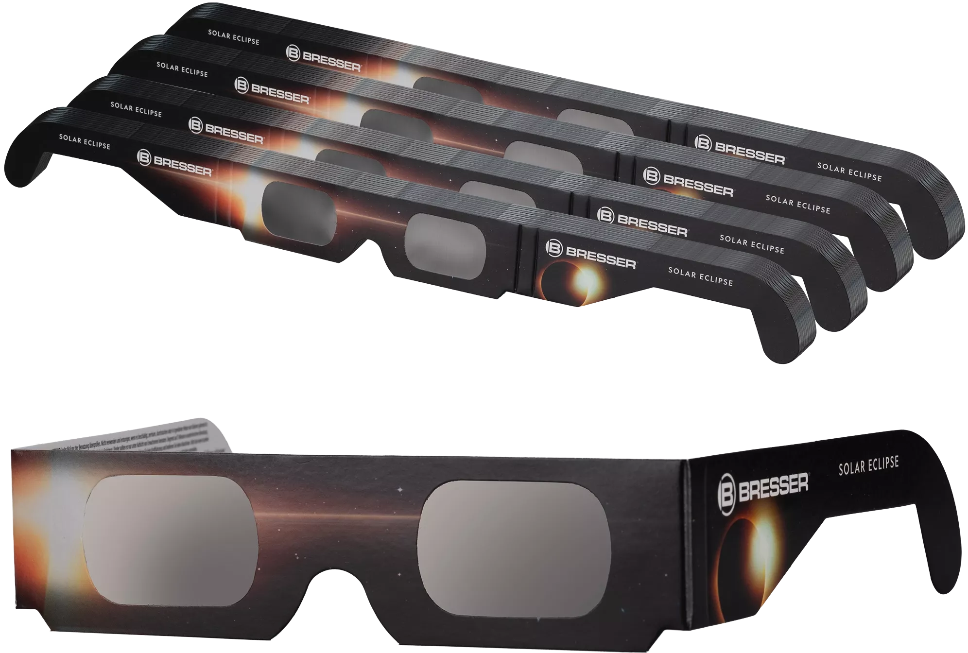 Sluneční filtr "Brýle" Bresser na pozorování Slunce (SOLAR design B) (100ks)