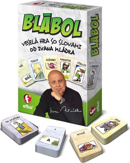 Efko Blábol (SK) - originální společenská hra so slovami Ivana Mládka ve slovenštině