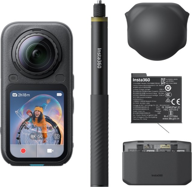 Insta360 - X6 Essentials Bundle (černá) - Akční kamera