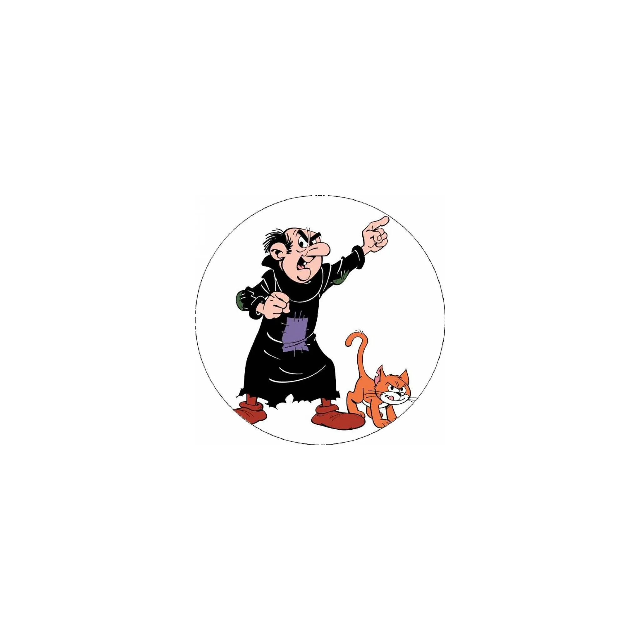 Fotografie 1 - Jedlá dekorace na dort Jedlý papír na dort kulatý 19,5 cm Gargamel