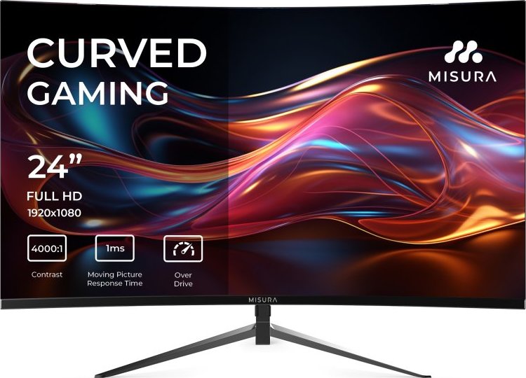 MISURA Herní monitor 24" - 200 Hz PROHNUTÝ - MM24DFA