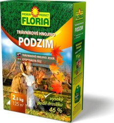 FLORIA Podzimní trávník. hnojivo 2,5 kg