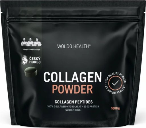 Woldohealth 100% hovězí kolagen 1kg + dárek Golden Nature Goji 80g zdarma