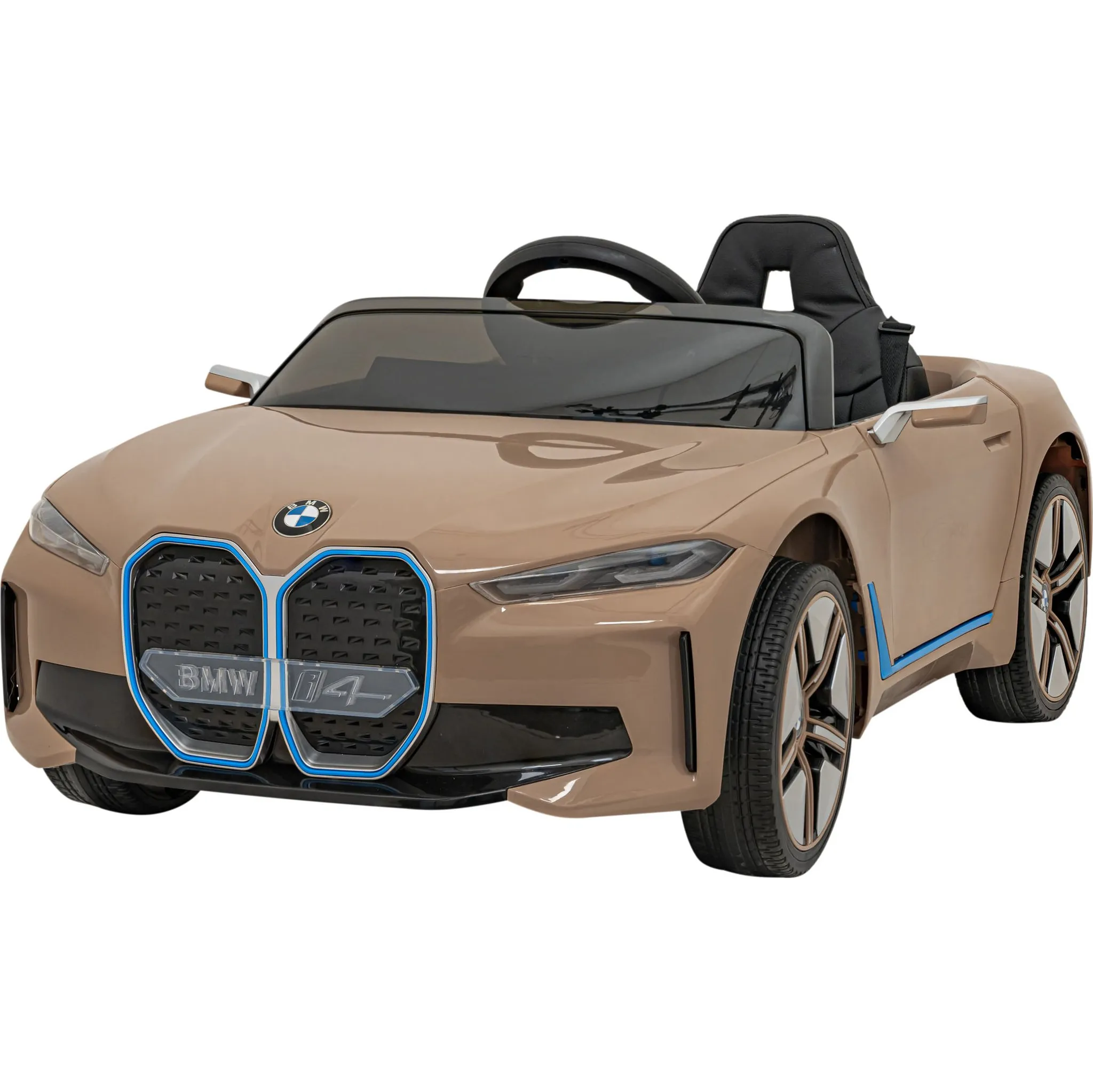 Fotografie 1 - Dětské elektrovozidlo Dětské elektrické autíčko BMW i4 zlaté