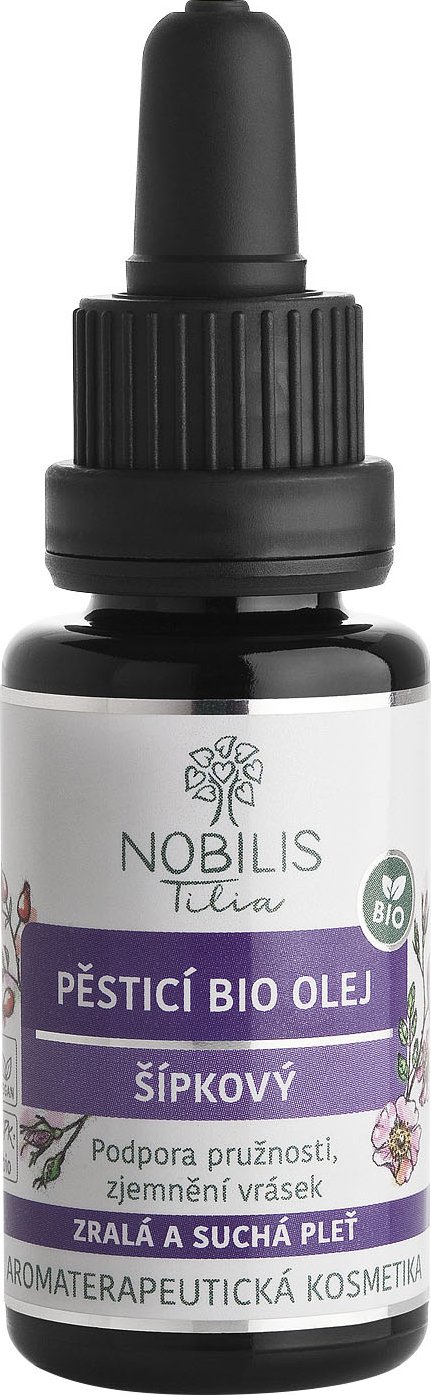Nobilis Tilia Pěsticí BIO olej šípkový 20 ml fialové sklo