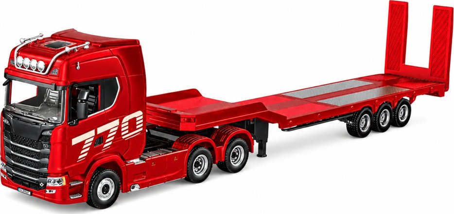 RC kamion s návěsem 1:18 - SCANIA 770S HUINA 1501 + HUINA 1502