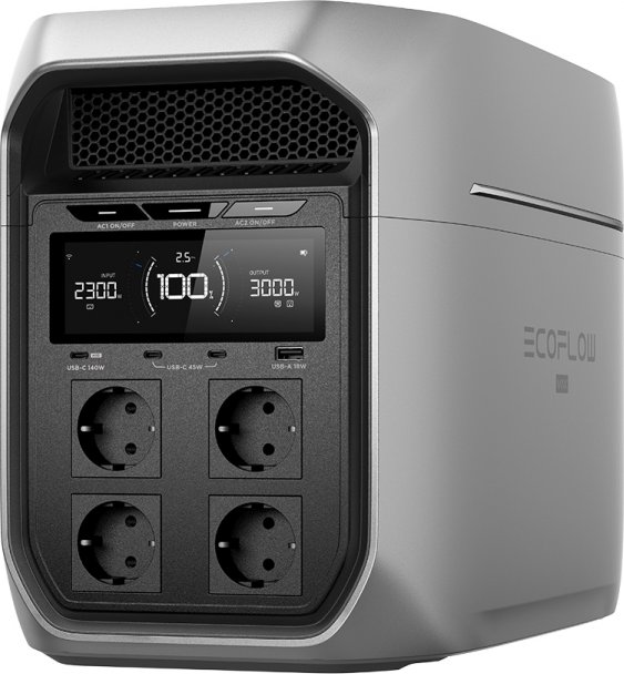 DELTA 3 Max Plus - nabíjecí stanice 2048 Wh, 3000 W EcoFlow 1ECO2040PLUS
