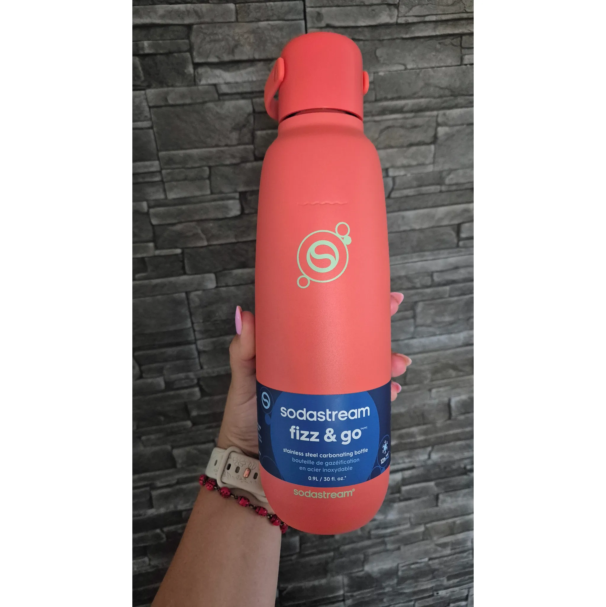 Fotografie 5 - Příslušenství pro výrobník sody SodaStream Fizz & Go Cool termo lahev 900 ml Storm