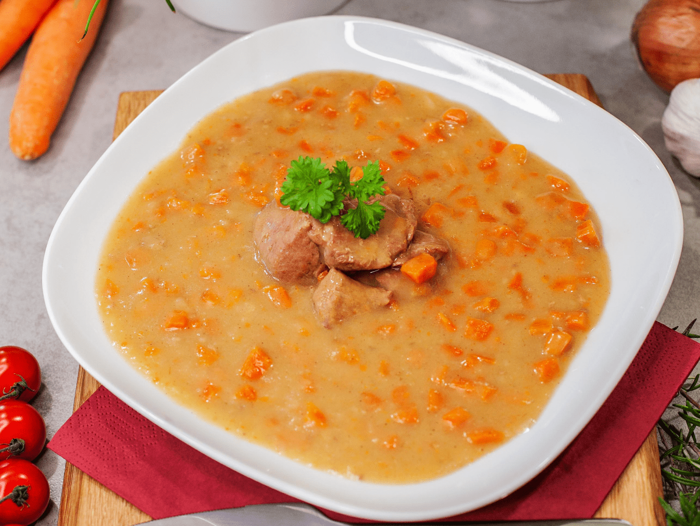 DOVAST Krůtí maso v mrkvi Velikost: Jednoporcové (400g)